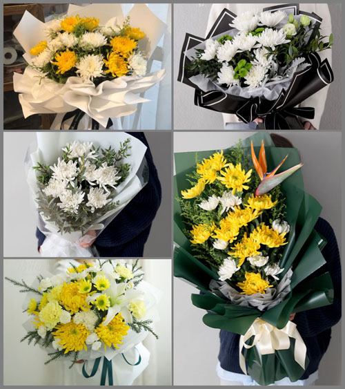 安徽宿州市砀山县砀城镇白事花束代送